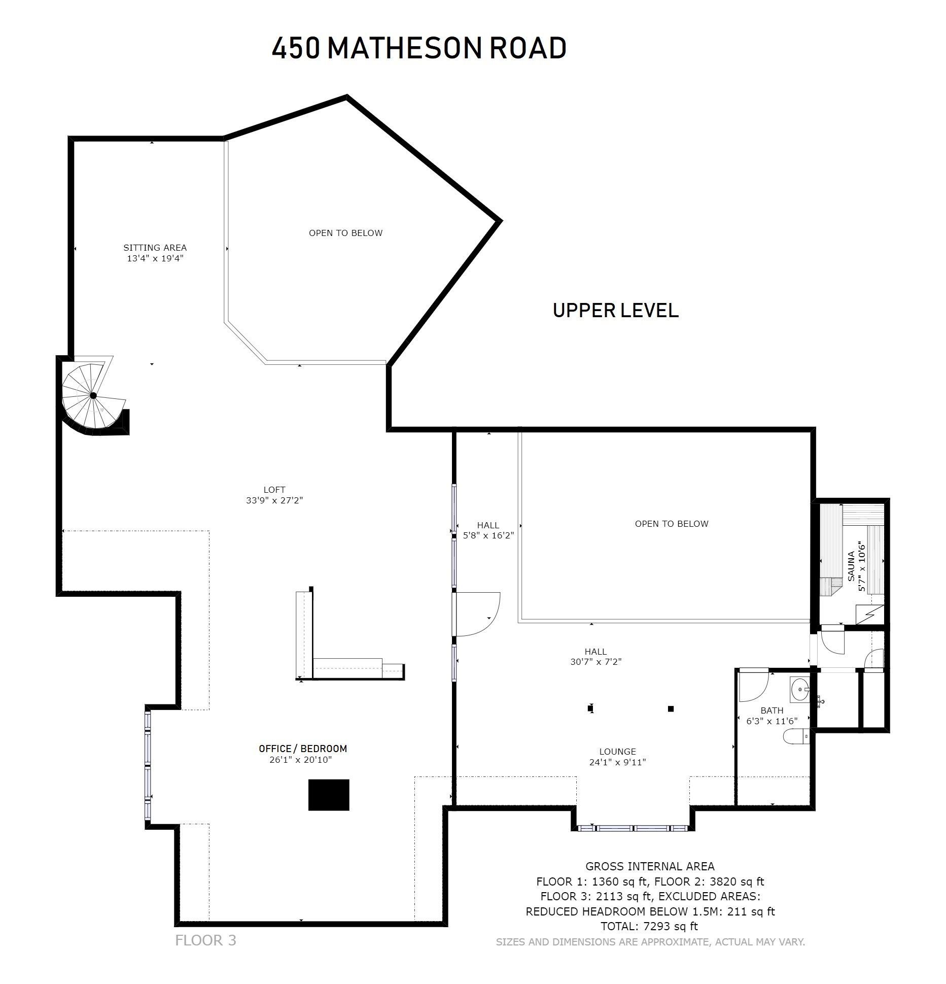 Main Level Floor Plan