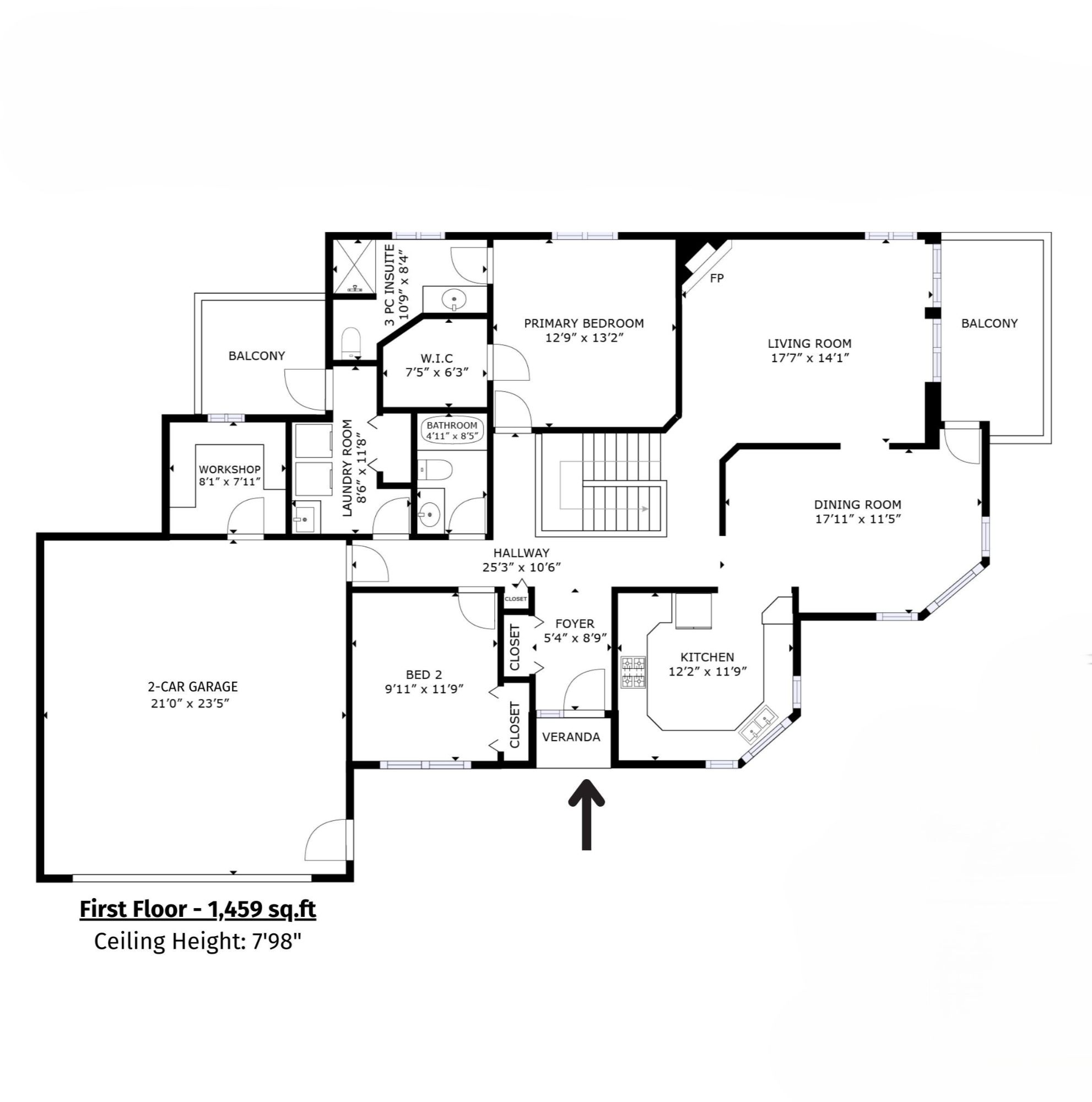 Floor Plan, 51 Cactus Crescent - MAIN
