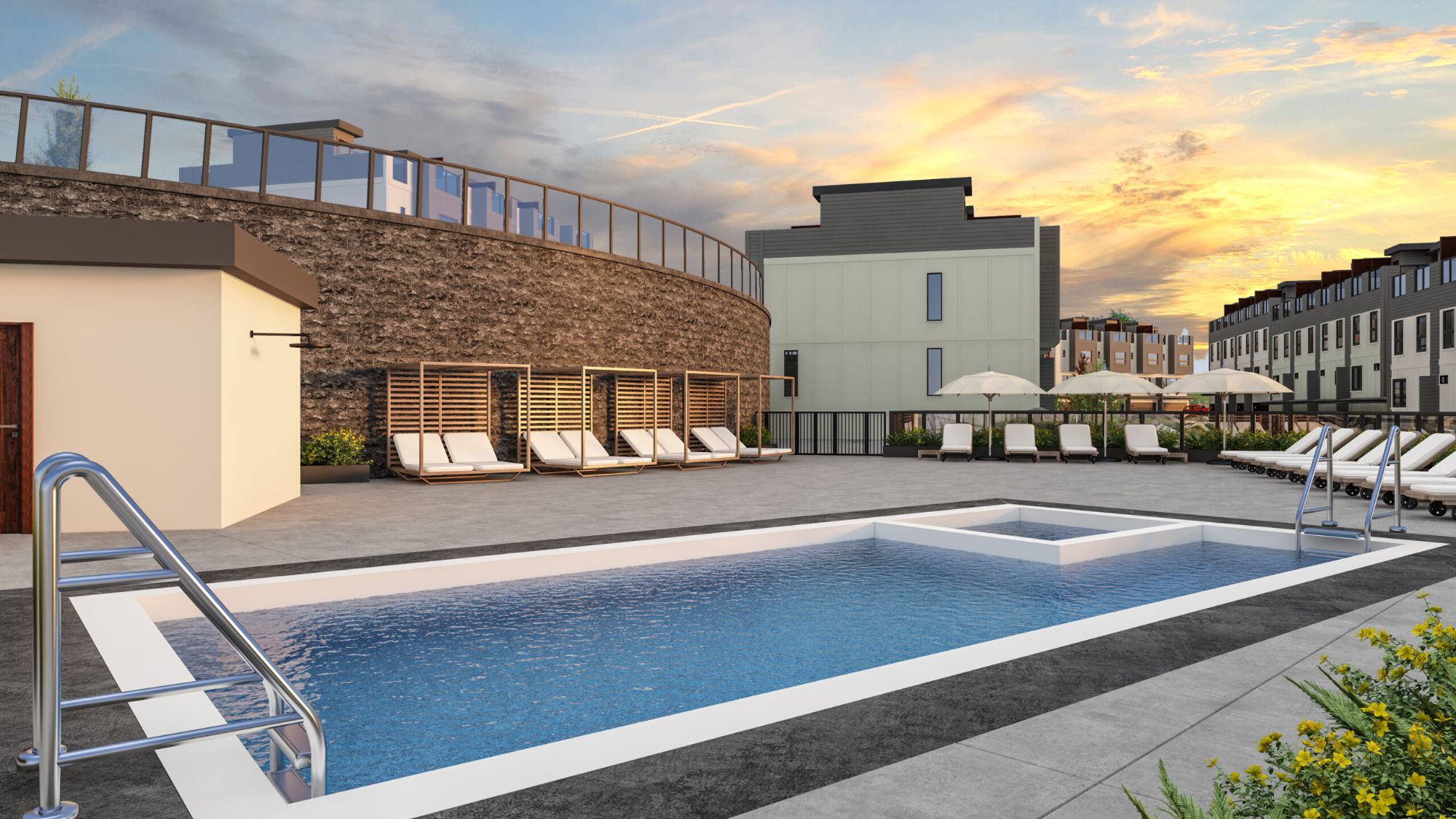 Mojave Townhomes in Osoyoos picture of swimming pool