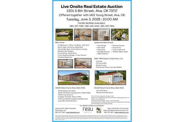 1301 S. 8TH ST. ALVA, Ok, 