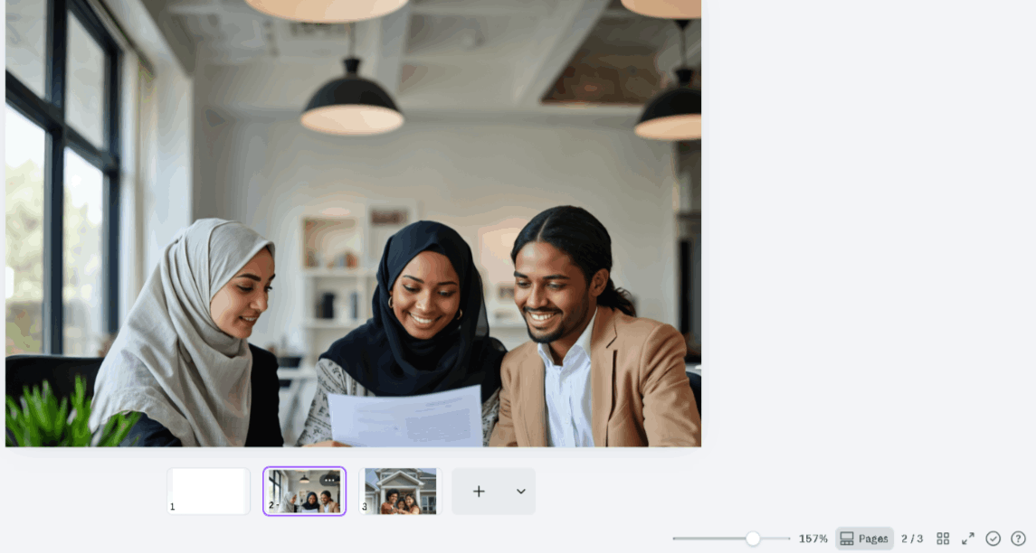 Calgary REALTOR meeting with first-time homebuyers to review offer documents