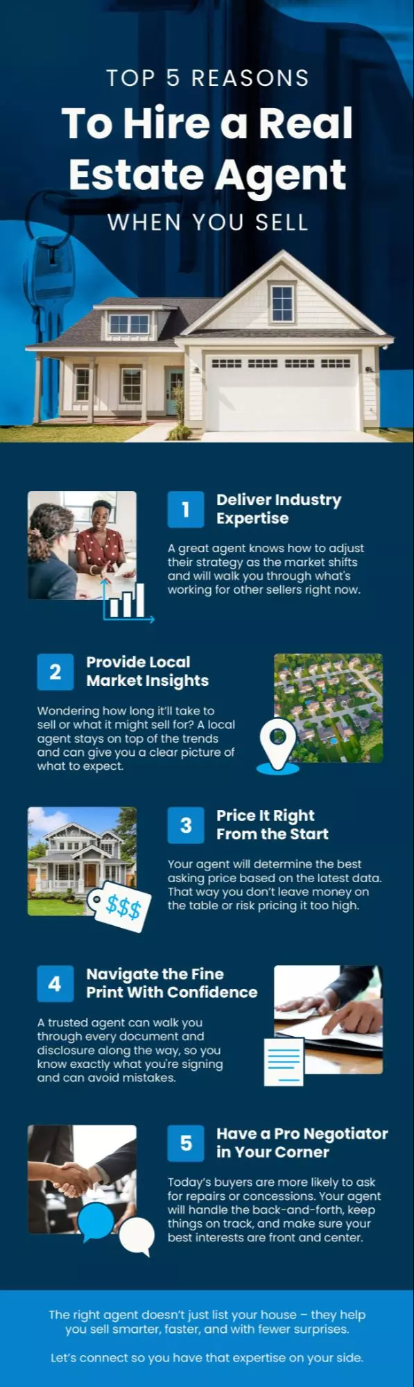 feature image of Top 5 Reasons To Hire a Real Estate Agent When You Sell