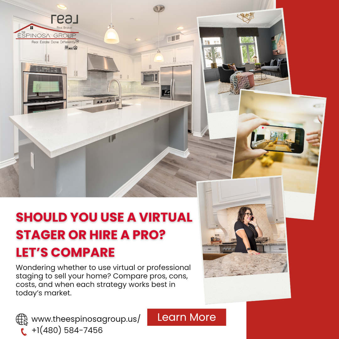 Should You Use a Virtual Stager or Hire a Pro? Let’s Compare