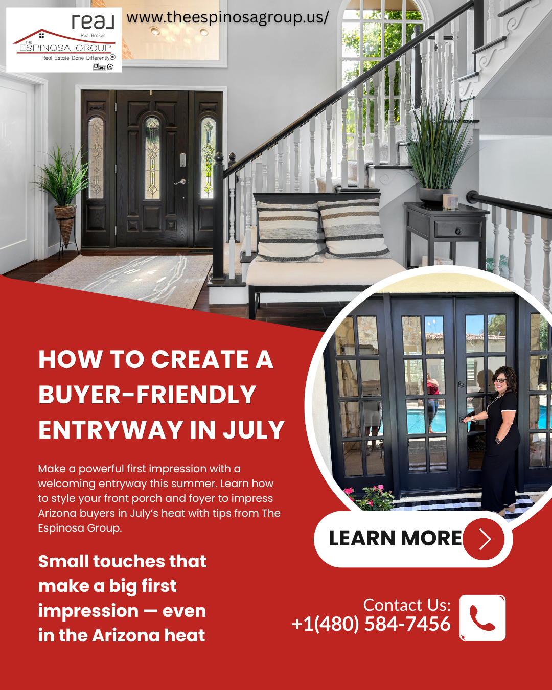 How to Create a Buyer-Friendly Entryway in July