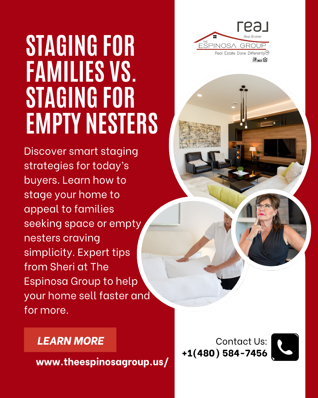 Staging for Families vs. Staging for Empty Nesters