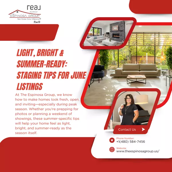 Light, Bright & Summer-Ready: Staging Tips for June Listings