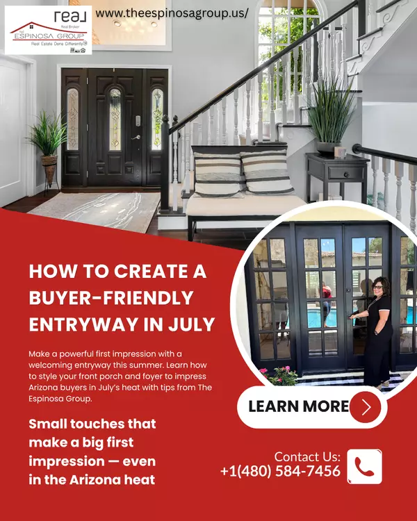How to Create a Buyer-Friendly Entryway This July | Home Staging Tips for Arizona Sellers