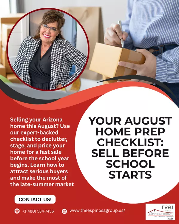 August Home Selling Checklist | Prep Your Home Before School Starts | The Espinosa Group