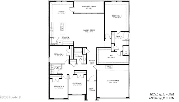 3421 Magnolia Cove CT, Maurice, LA 70555