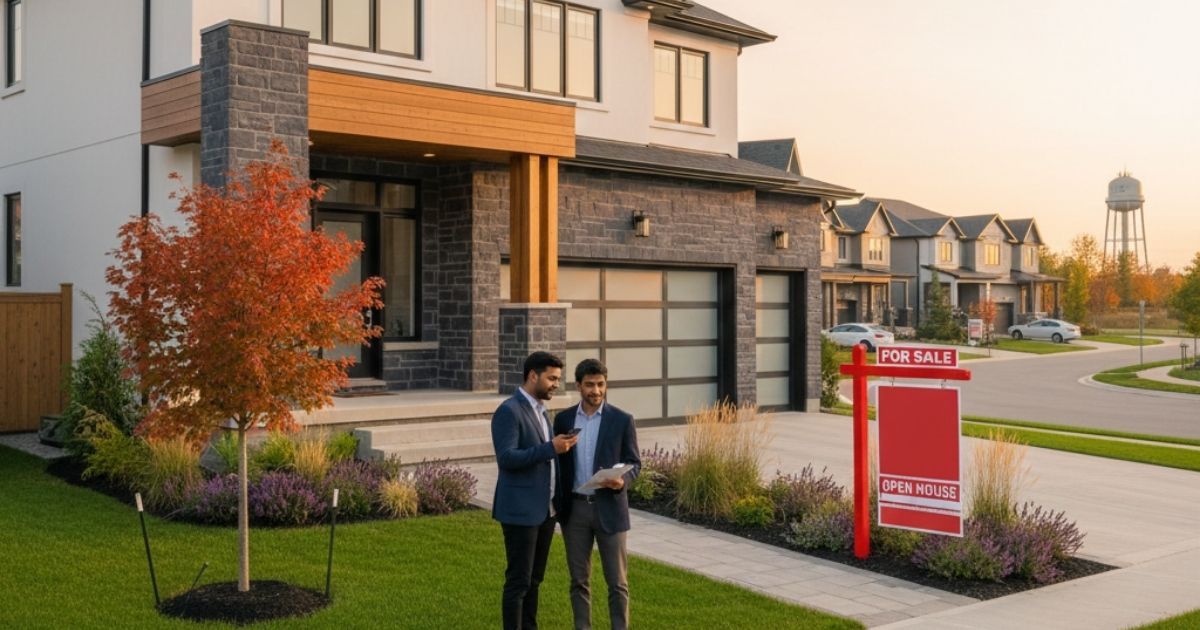 Best time to sell a home in Markham Ontario neighbourhood street view