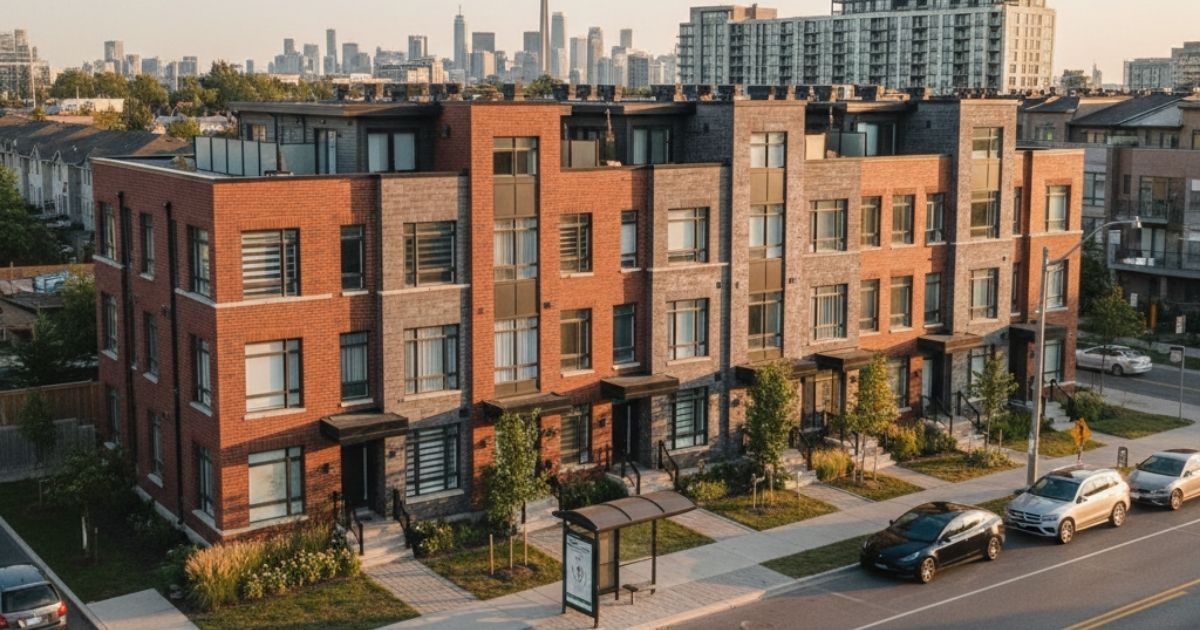Yonge Street townhomes in Langstaff, Richmond Hill