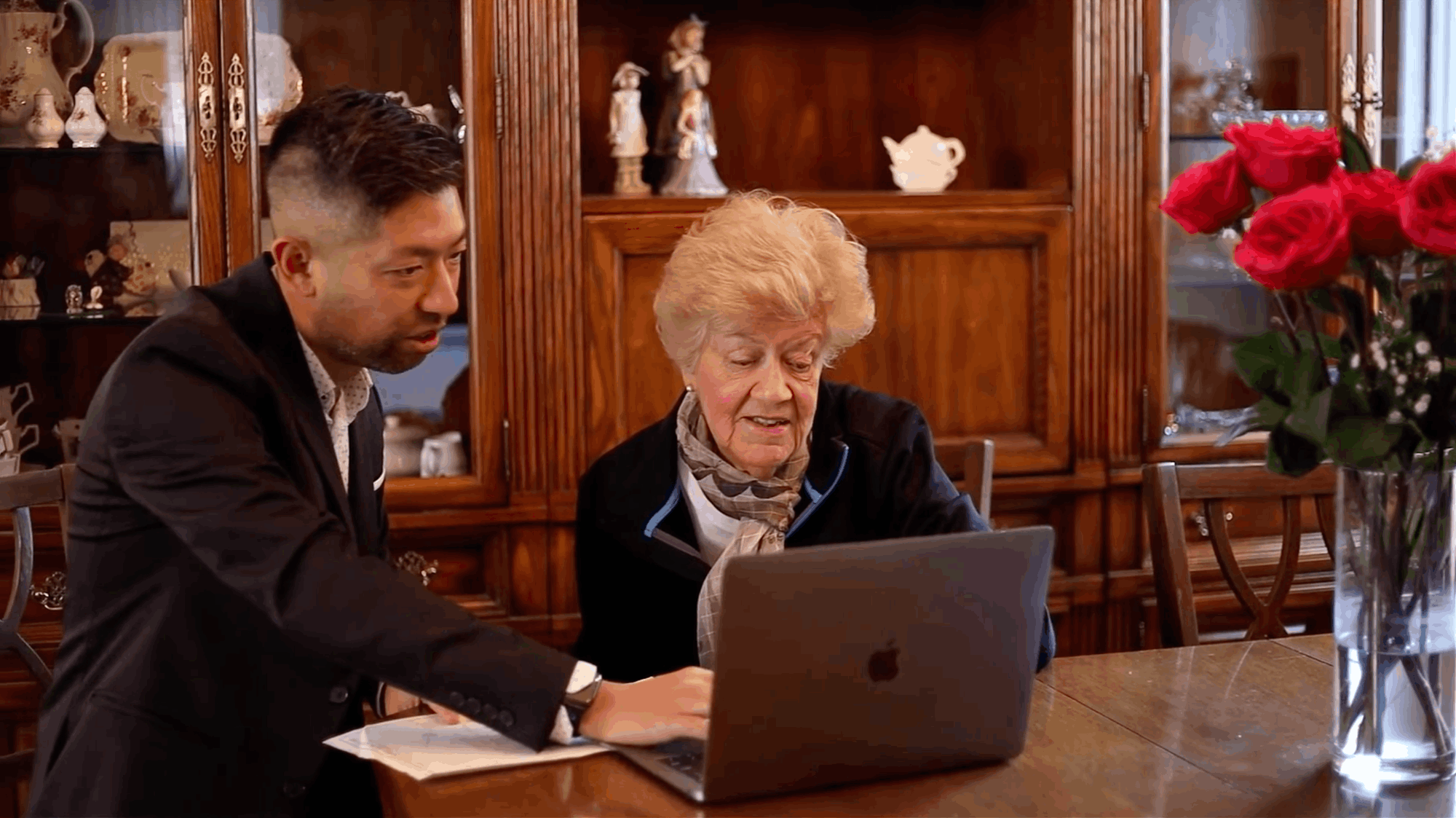 Buyer reviewing condo documents in Markham