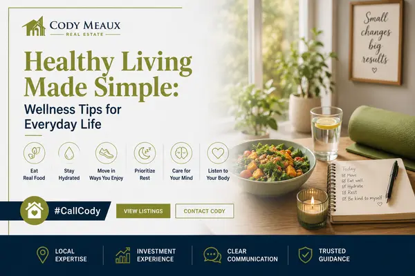 feature image of Healthy Living Made Simple: Wellness Tips for Everyday Life