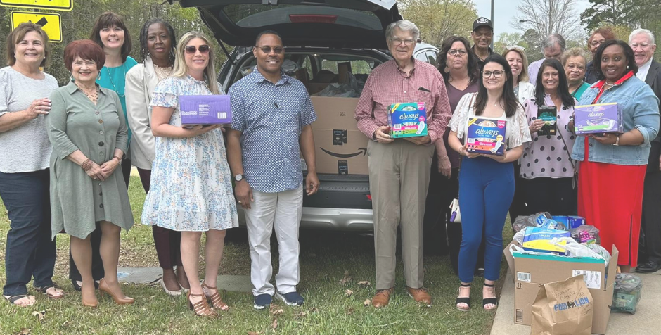 Melanie doing Community Service