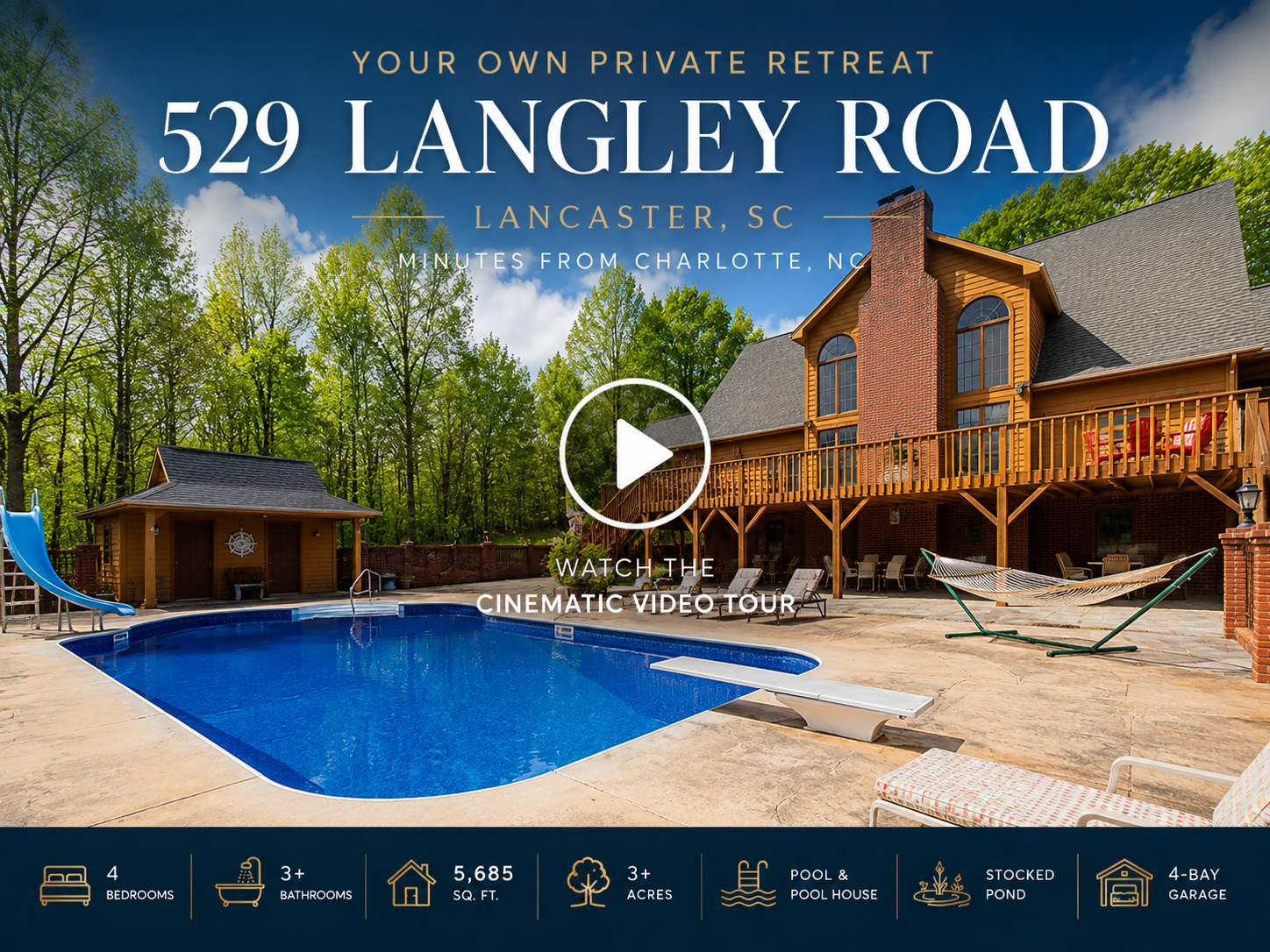 Luxury home lancaster sc near charlotte