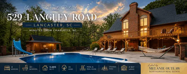 feature image of Luxury Estate with Pool &amp; Pond Near Charlotte, NC | 529 Langley Road, Lancaster, SC