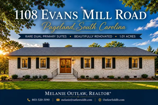 feature image of Renovated Home with Two Primary Suites on 1 Acre | Pageland, SC