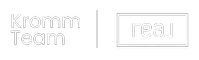 new kromm team real logo white