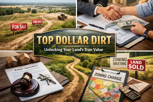 feature image of Top Dollar Dirt: How Smart Landowners Avoid Costly Mistakes and Unlock Millions