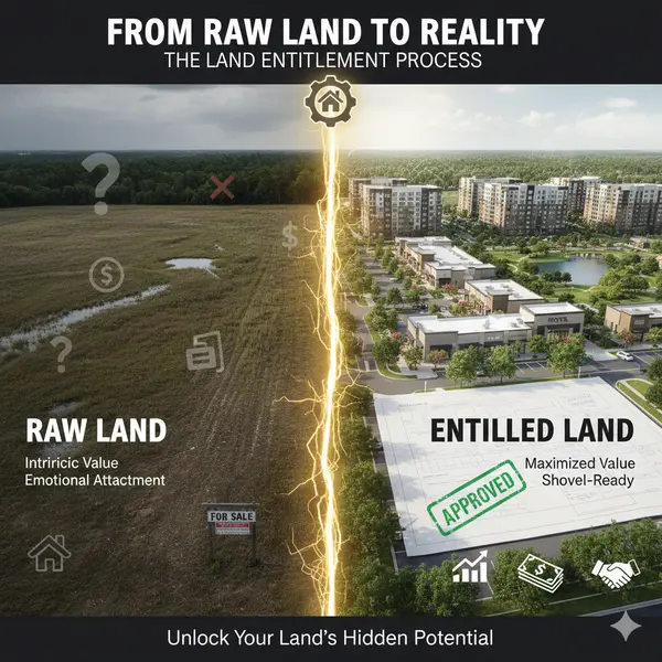feature image of From Raw Land to Reality: A Guide to the Land Entitlement Process