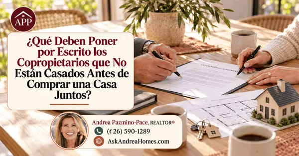 ¿Qué Deben Poner por Escrito los Copropietarios que No Están Casados Antes de Comprar una Casa Juntos?