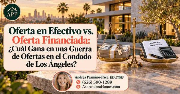 Oferta en Efectivo vs. Oferta Financiada: ¿Cuál Gana en una Guerra de Ofertas en el Condado de Los Ángeles?