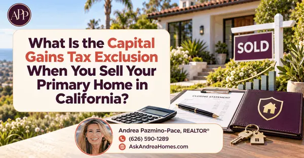 What Is the Capital Gains Tax Exclusion When You Sell Your Primary Home in California?