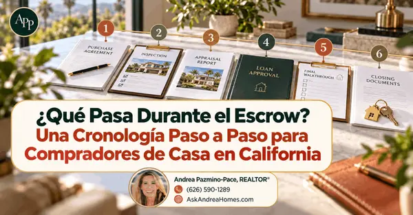 ¿Qué Pasa Durante el Escrow? Una Cronología Paso a Paso para Compradores de Casa en California
