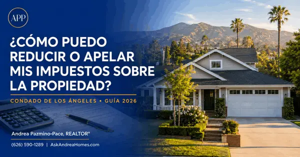 ¿Cómo puedo reducir o apelar mis impuestos sobre la propiedad?