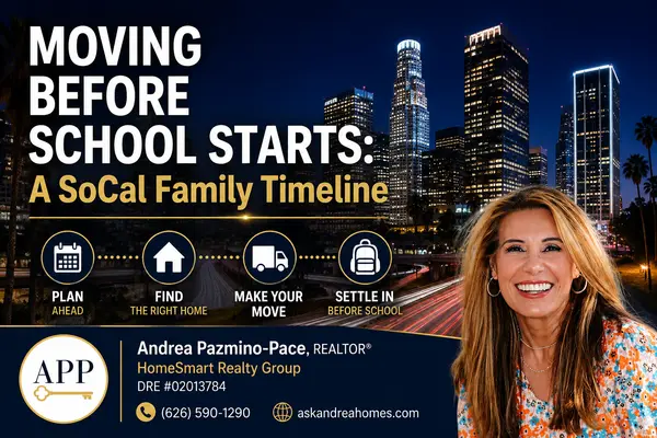 Moving Before School Starts: A SoCal Family Timeline