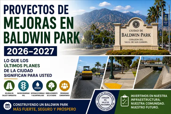 Proyectos de Mejoras en Baldwin Park 2026–2027: Lo Que los Últimos Planes de la Ciudad Significan para los Propietarios
