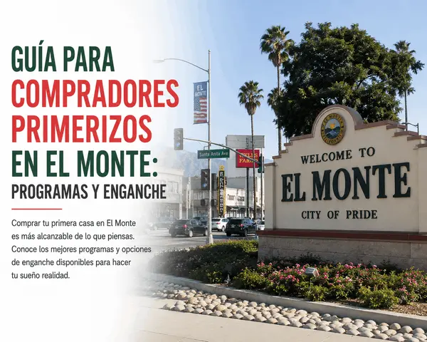 Guía para Compradores Primerizos en El Monte: Programas y Enganche