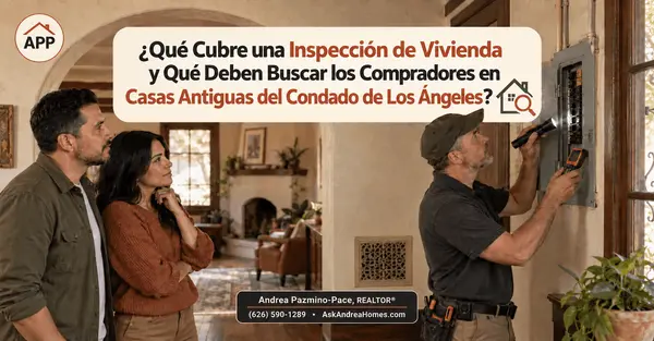 ¿Qué Cubre una Inspección de Vivienda y Qué Deben Buscar los Compradores en Casas Antiguas del Condado de Los Ángeles?
