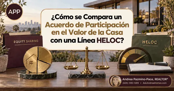 ¿Cómo se Compara un Acuerdo de Participación en el Valor de la Casa con una Línea HELOC?