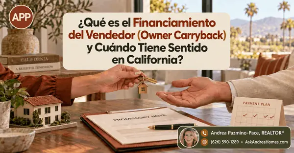 ¿Qué es el Financiamiento del Vendedor (Owner Carryback) y Cuándo Tiene Sentido en California?