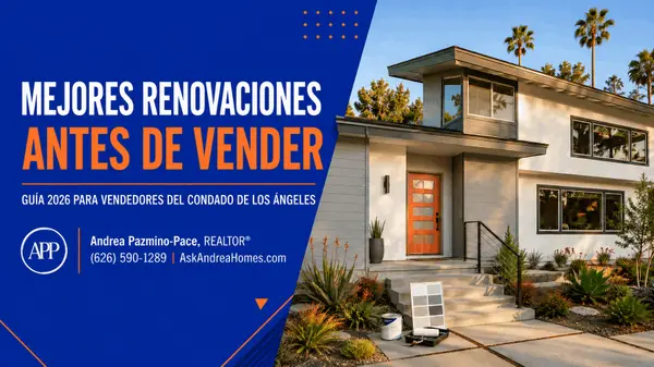 Mejores renovaciones antes de vender una casa en el Condado de Los Ángeles