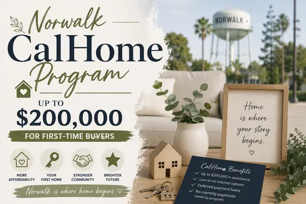 Norwalk CalHome Program - Up to $200,000 for First-Time Buyers,Orlando Garcia