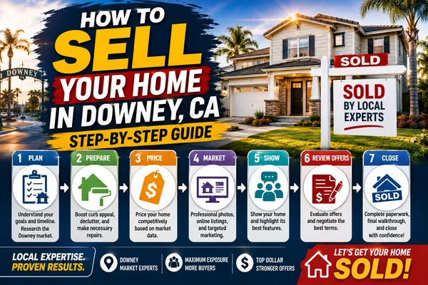 How to Sell Your Home in Downey, CA  - Step-by-Step Guide,Orlando Garcia