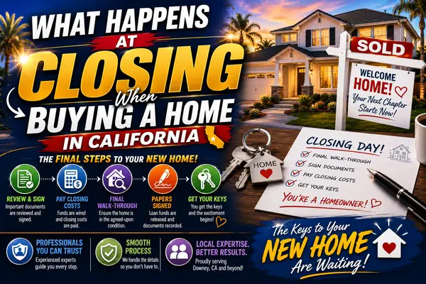 What Happens at Closing When Buying a Home in California,Orlando Garcia
