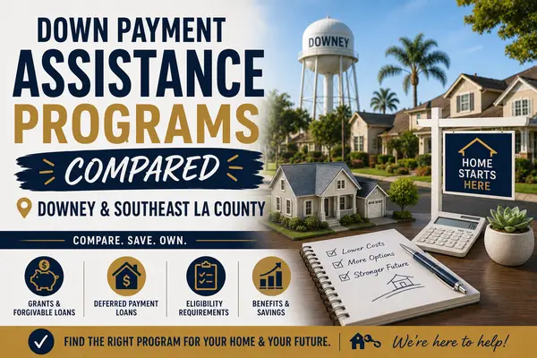 Down Payment Assistance Programs Compared — Downey & Southeast LA County,Orlando Garcia