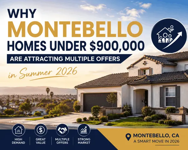 Why Montebello Homes Under $900,000 Are Attracting Multiple Offers in Summer 2026,Orlando Garcia