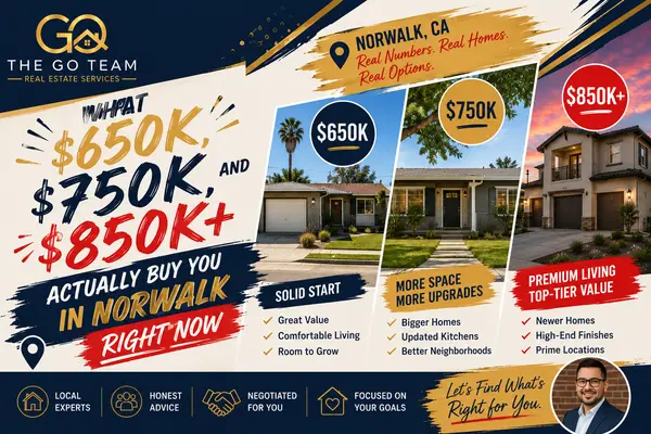 What $650K, $750K, and $850K+ Actually Buy You in Norwalk Right Now