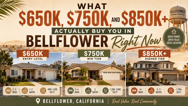 What $650K, $750K, and $850K+ Actually Buy You in Bellflower Right Now