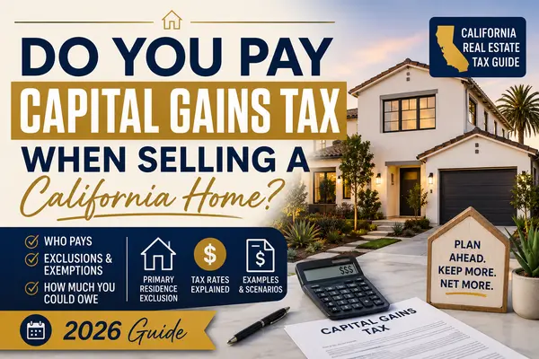 Do You Pay Capital Gains Tax When Selling a California Home? 2026 Guide
