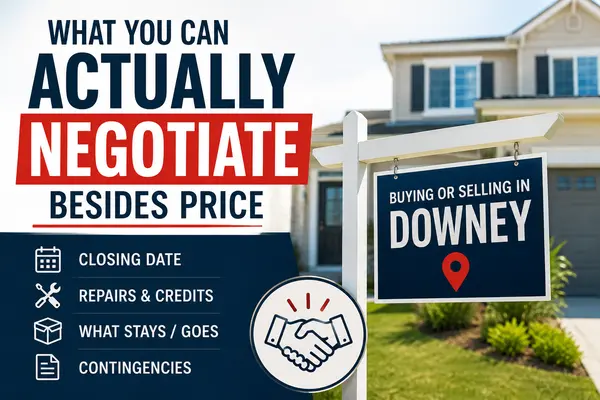 What You Can Actually Negotiate Besides Price When Buying or Selling in Downey