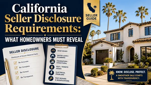 California Seller Disclosure Requirements: What Homeowners Must Reveal