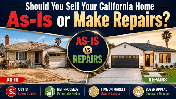Should You Sell Your California Home As-Is or Make Repairs?