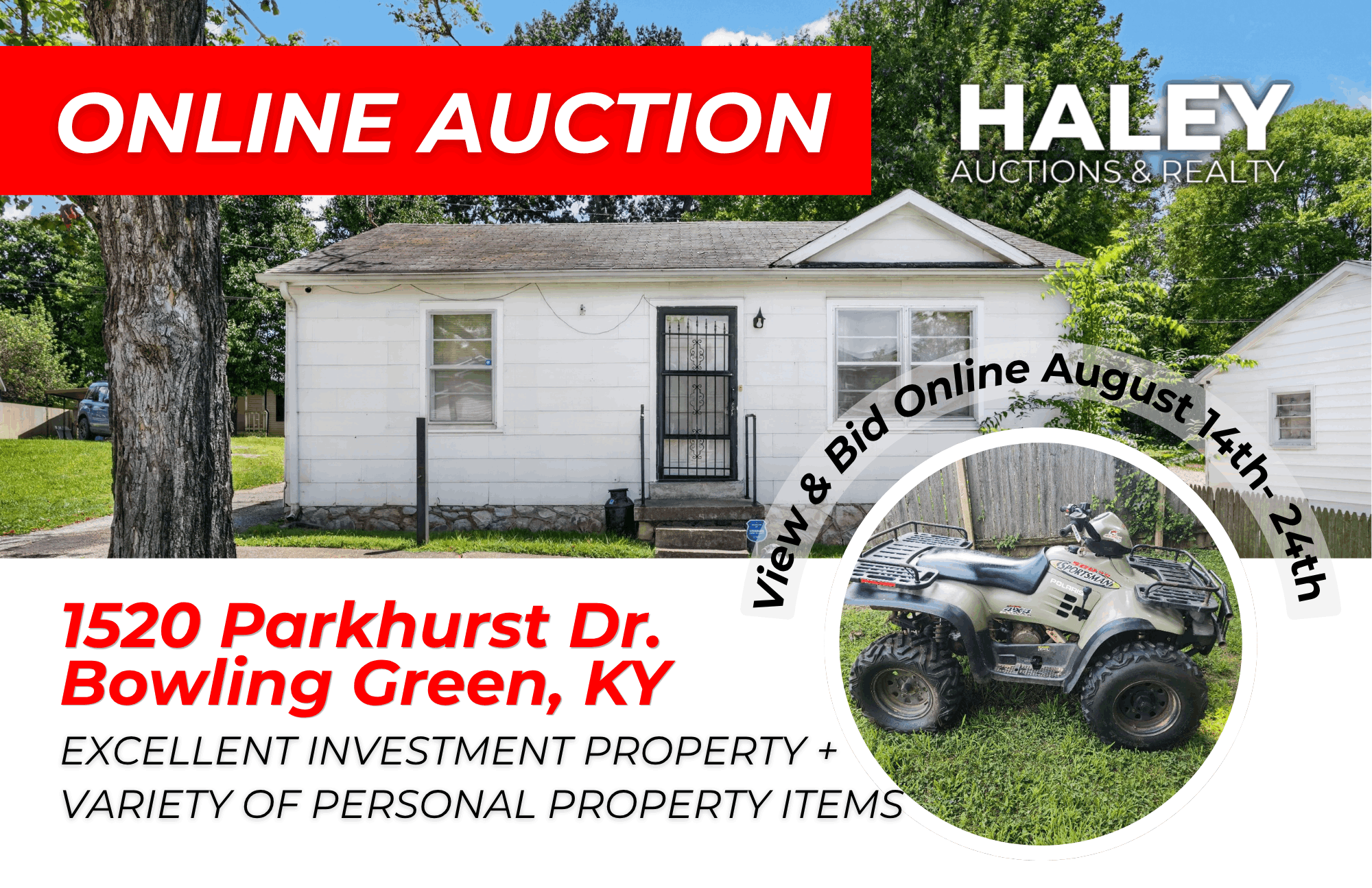WEBSITE LANDING PAGE FOR Park Hurst dR