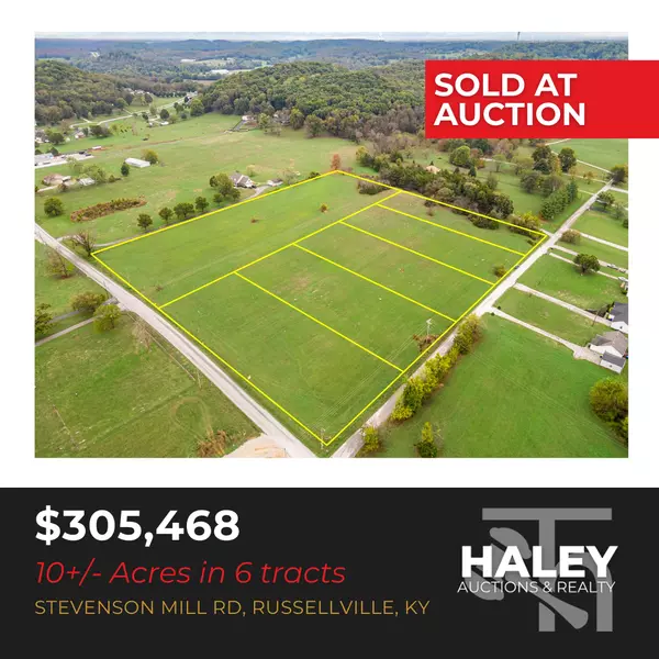 Stevenson Mill Road Land Auction Sold For $305,468