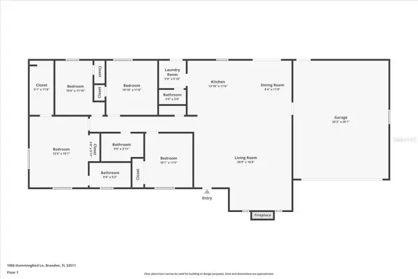 1006 HUMMINGBIRD LN, Brandon, FL 33511